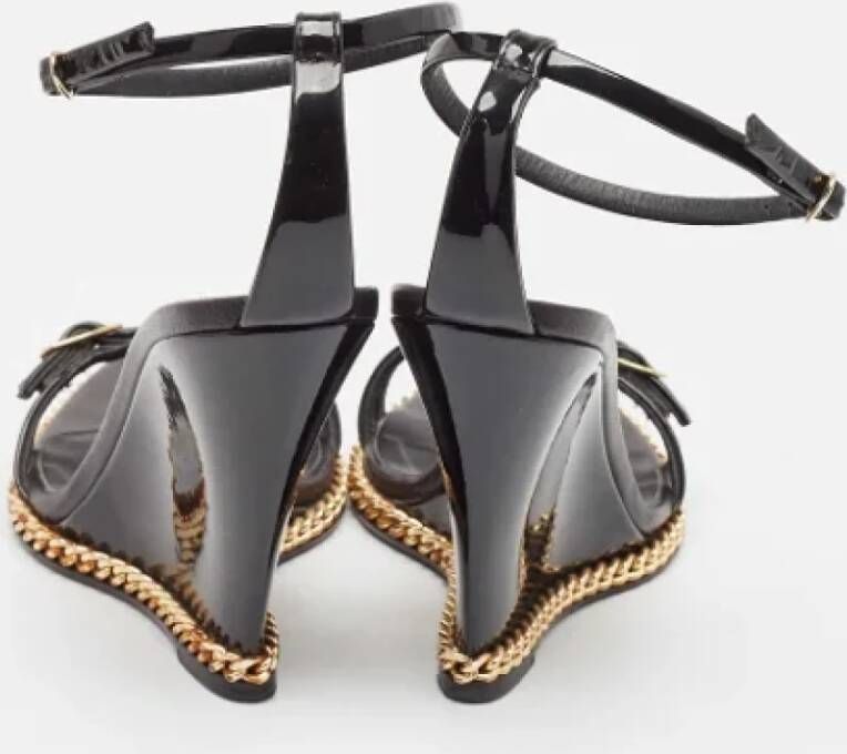 Giuseppe Zanotti Pre-owned Leather sandals Black Dames