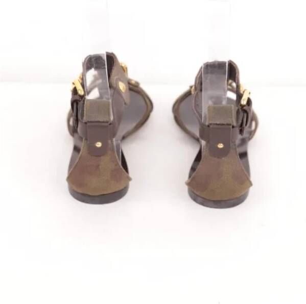 Giuseppe Zanotti Pre-owned Leather sandals Green Dames