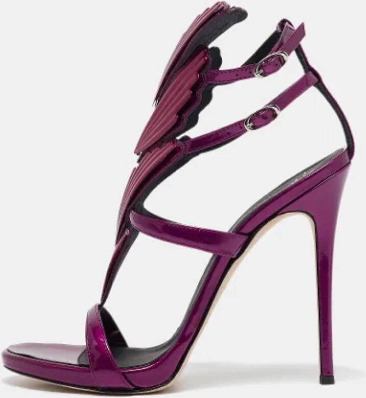 Giuseppe Zanotti Pre-owned Leather sandals Purple Dames