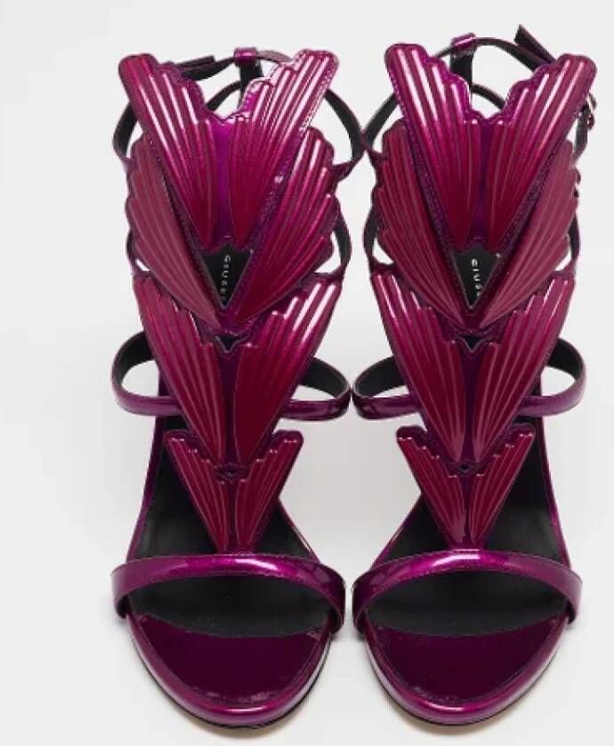 Giuseppe Zanotti Pre-owned Leather sandals Purple Dames