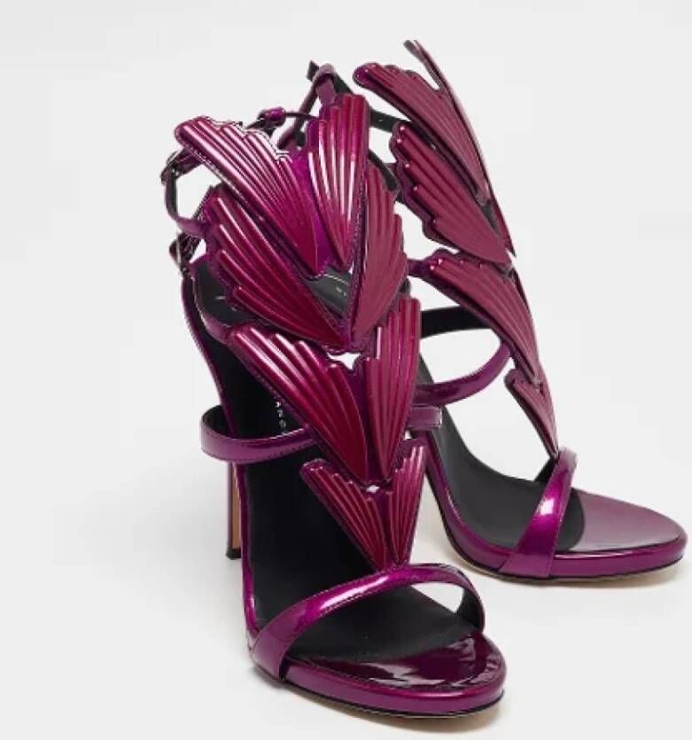 Giuseppe Zanotti Pre-owned Leather sandals Purple Dames