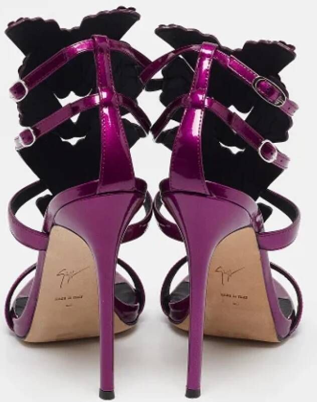 Giuseppe Zanotti Pre-owned Leather sandals Purple Dames