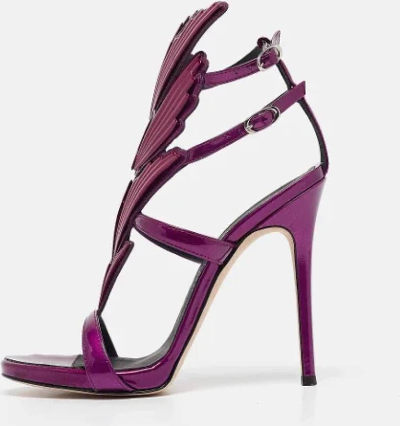 Giuseppe Zanotti Pre-owned Leather sandals Purple Dames