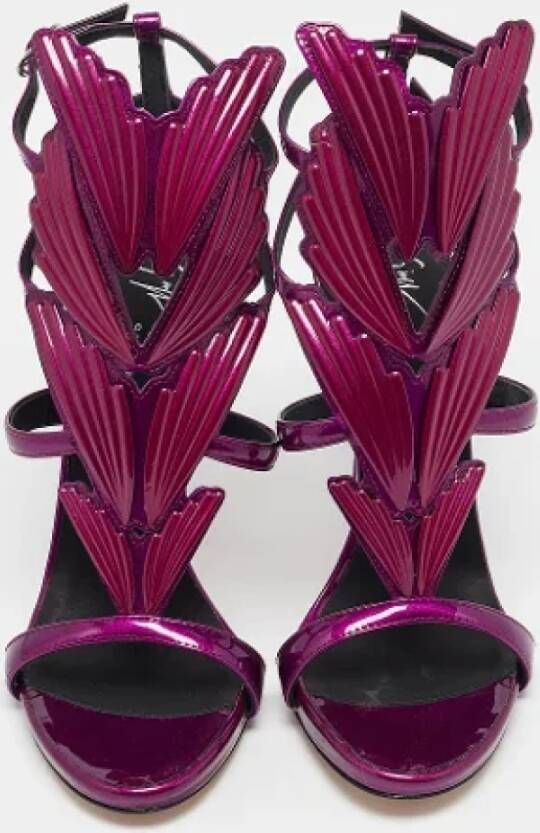 Giuseppe Zanotti Pre-owned Leather sandals Purple Dames