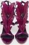 Giuseppe Zanotti Pre-owned Leather sandals Purple Dames - Thumbnail 3