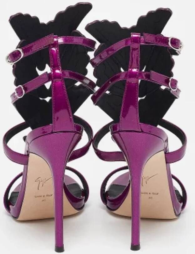 Giuseppe Zanotti Pre-owned Leather sandals Purple Dames