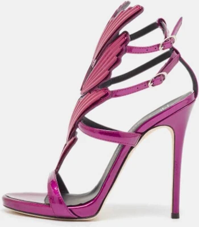 Giuseppe Zanotti Pre-owned Leather sandals Purple Dames