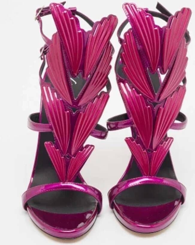 Giuseppe Zanotti Pre-owned Leather sandals Purple Dames