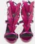 Giuseppe Zanotti Pre-owned Leather sandals Purple Dames - Thumbnail 3