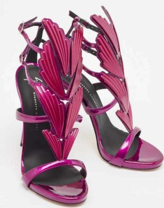 Giuseppe Zanotti Pre-owned Leather sandals Purple Dames