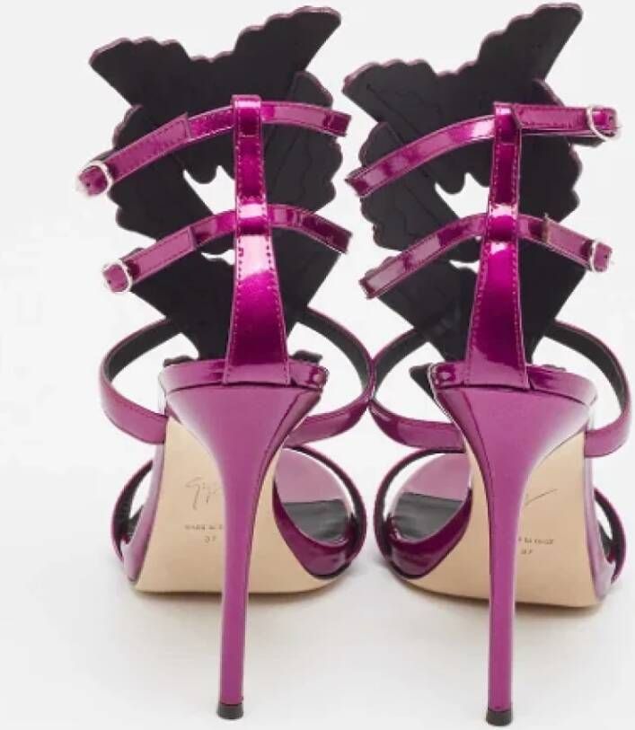 Giuseppe Zanotti Pre-owned Leather sandals Purple Dames