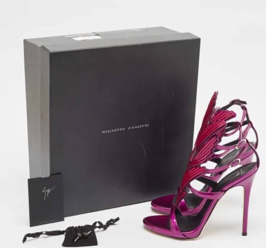 Giuseppe Zanotti Pre-owned Leather sandals Purple Dames