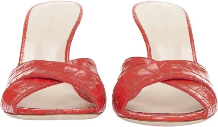 Giuseppe Zanotti Pre-owned Leather sandals Red Dames