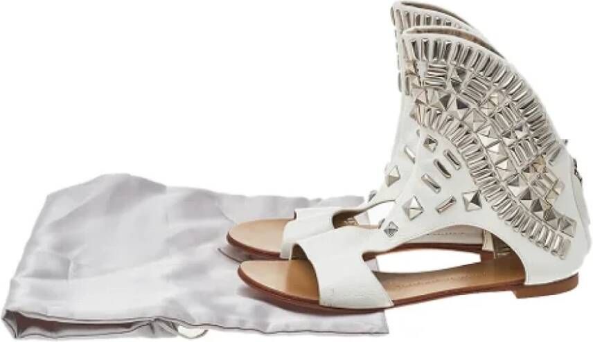 Giuseppe Zanotti Pre-owned Leather sandals White Dames