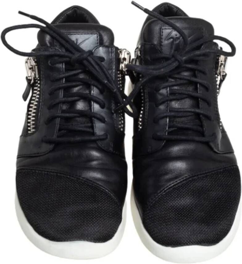 Giuseppe Zanotti Pre-owned Leather sneakers Black Dames