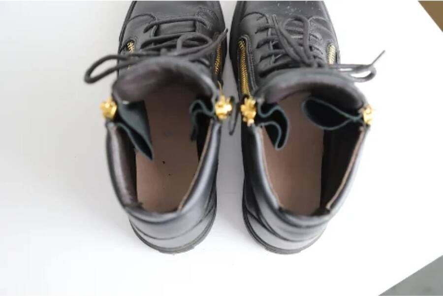 Giuseppe Zanotti Pre-owned Leather sneakers Black Dames