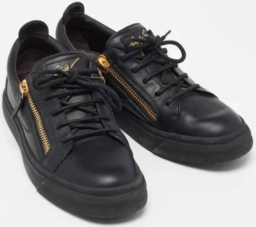 Giuseppe Zanotti Pre-owned Leather sneakers Black Dames