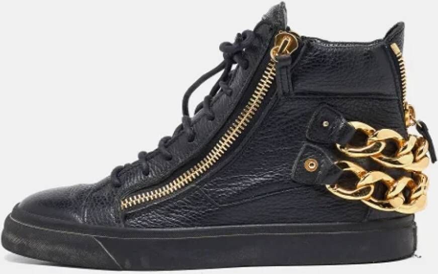 Giuseppe Zanotti Pre-owned Leather sneakers Black Dames