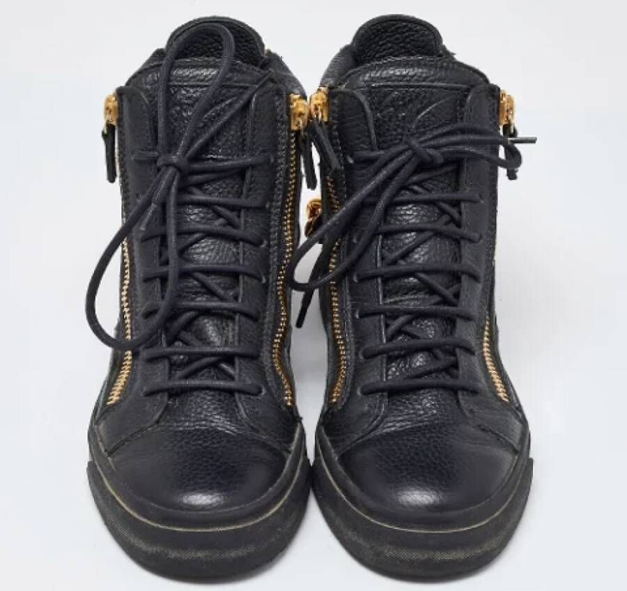 Giuseppe Zanotti Pre-owned Leather sneakers Black Dames