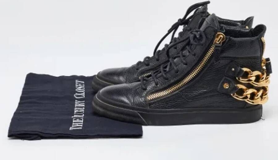 Giuseppe Zanotti Pre-owned Leather sneakers Black Dames