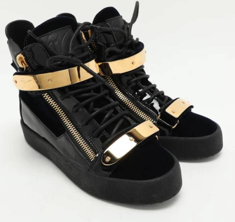 Giuseppe Zanotti Pre-owned Leather sneakers Black Dames