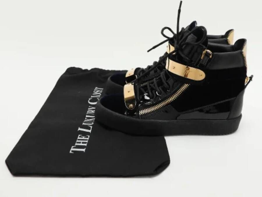 Giuseppe Zanotti Pre-owned Leather sneakers Black Dames