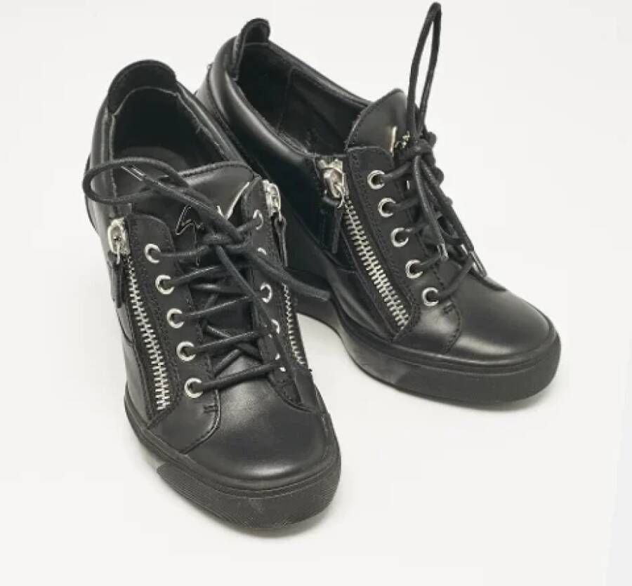 Giuseppe Zanotti Pre-owned Leather sneakers Black Dames