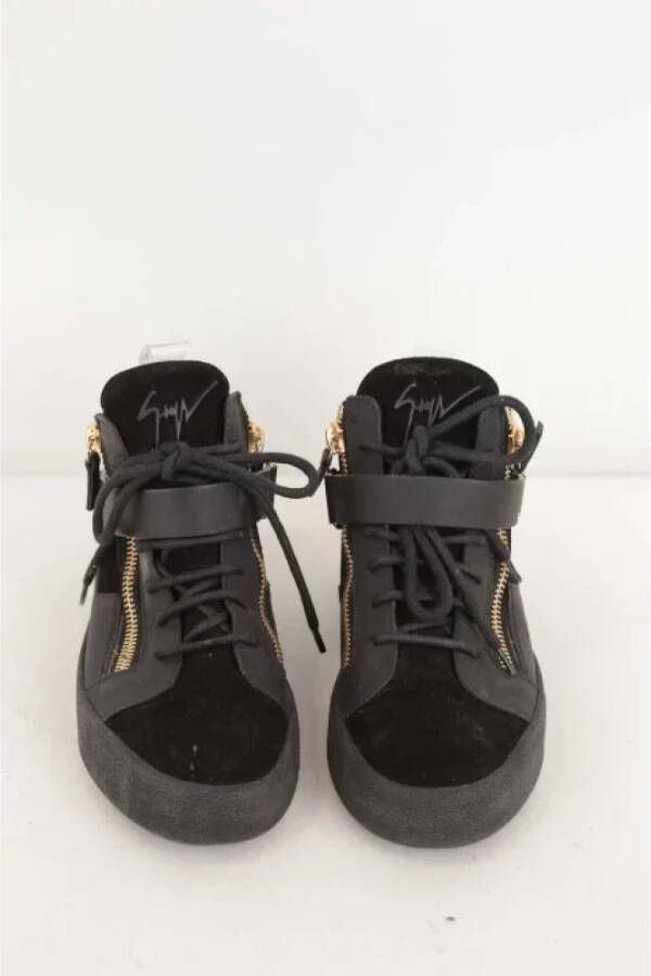 Giuseppe Zanotti Pre-owned Leather sneakers Black Dames