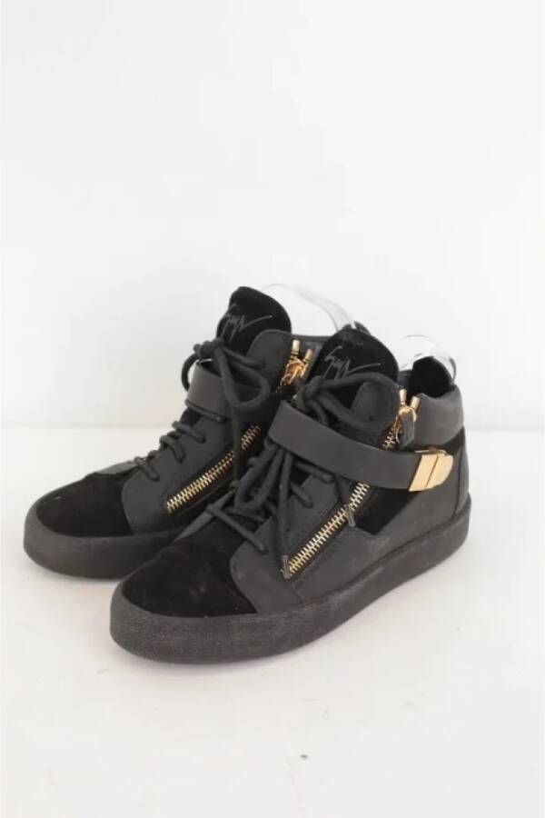 Giuseppe Zanotti Pre-owned Leather sneakers Black Dames