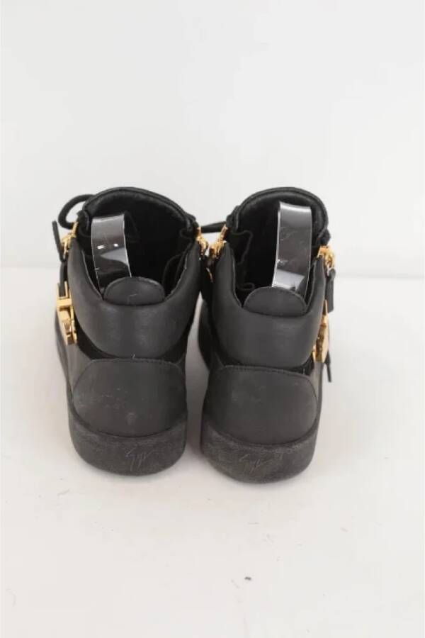 Giuseppe Zanotti Pre-owned Leather sneakers Black Dames