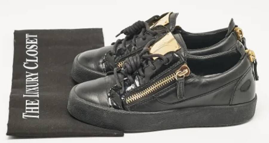 Giuseppe Zanotti Pre-owned Leather sneakers Black Dames