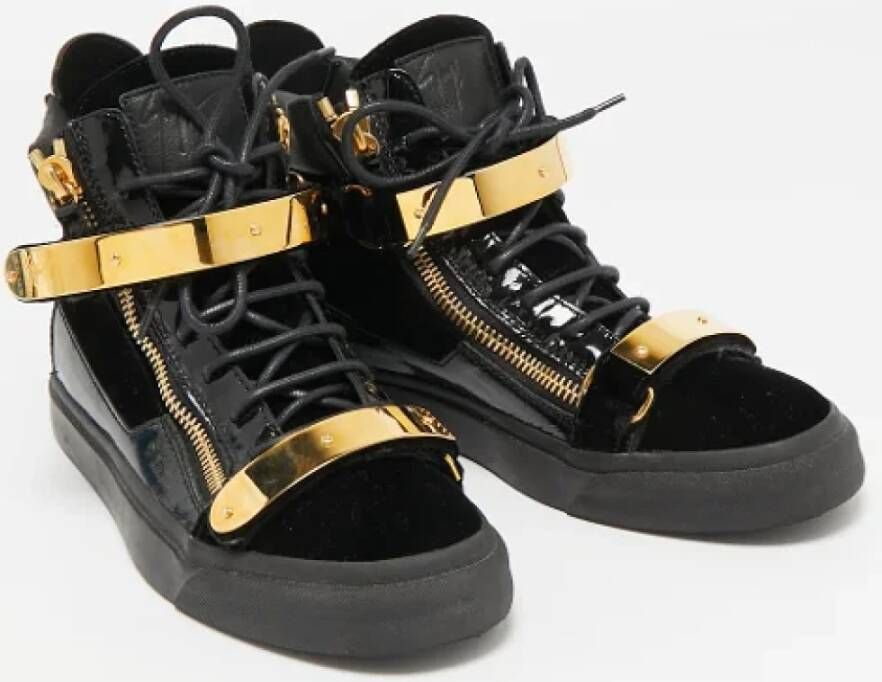 Giuseppe Zanotti Pre-owned Leather sneakers Black Dames