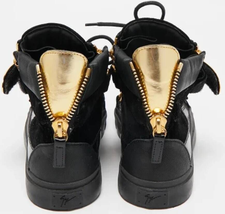 Giuseppe Zanotti Pre-owned Leather sneakers Black Dames