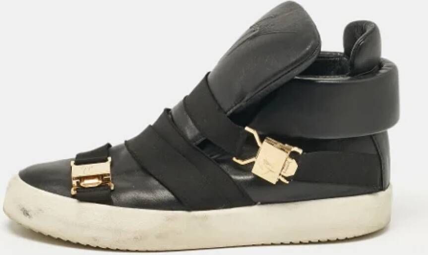 Giuseppe Zanotti Pre-owned Leather sneakers Black Heren