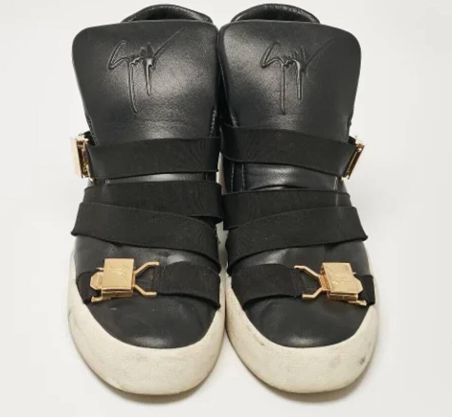 Giuseppe Zanotti Pre-owned Leather sneakers Black Heren