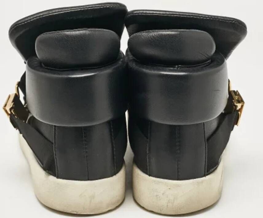 Giuseppe Zanotti Pre-owned Leather sneakers Black Heren