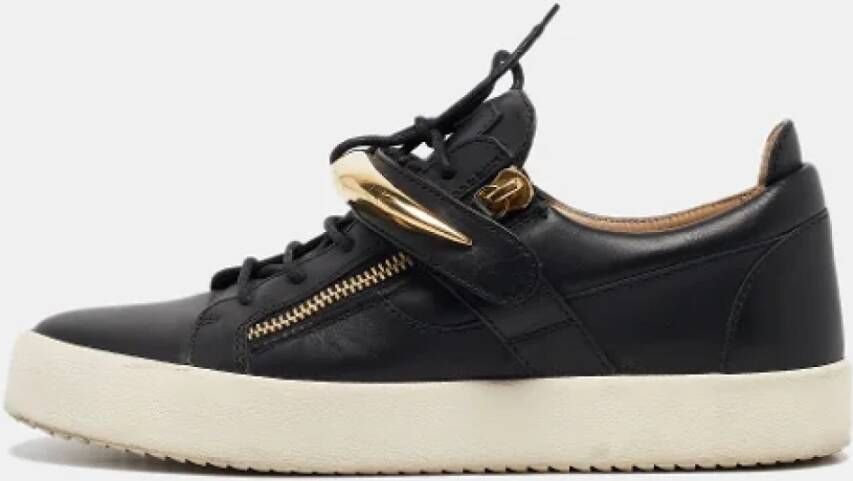 Giuseppe Zanotti Pre-owned Leather sneakers Black Heren