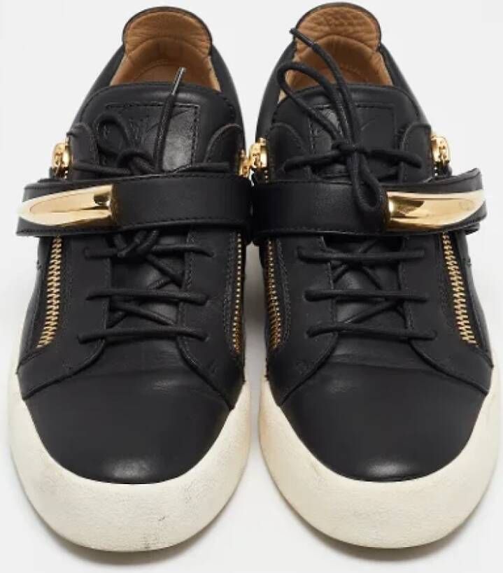 Giuseppe Zanotti Pre-owned Leather sneakers Black Heren