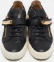 Giuseppe Zanotti Pre-owned Leather sneakers Black Heren - Thumbnail 3