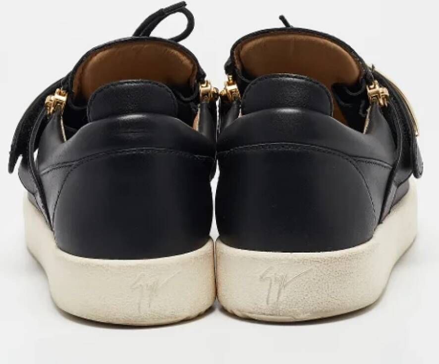 Giuseppe Zanotti Pre-owned Leather sneakers Black Heren