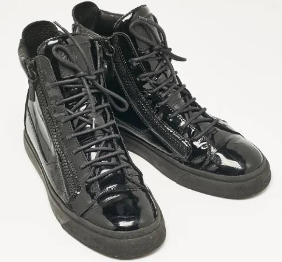 Giuseppe Zanotti Pre-owned Leather sneakers Black Heren