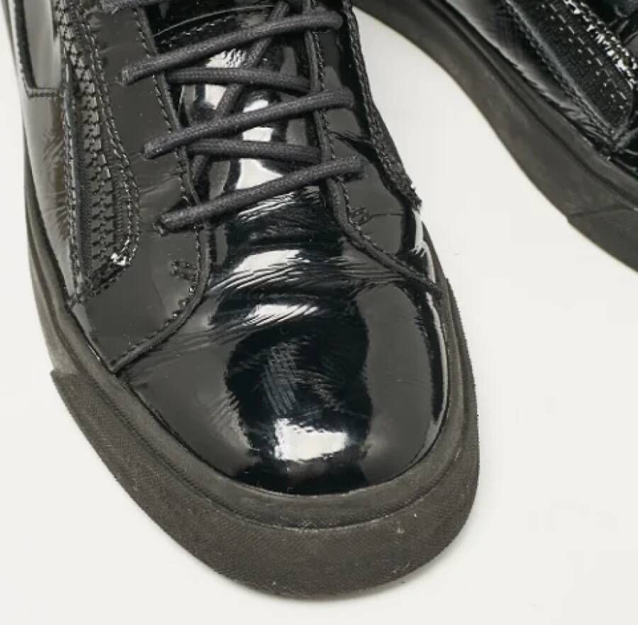 Giuseppe Zanotti Pre-owned Leather sneakers Black Heren