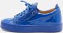 Giuseppe Zanotti Pre-owned Leather sneakers Blue Dames - Thumbnail 2