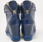 Giuseppe Zanotti Pre-owned Leather sneakers Blue Dames - Thumbnail 5