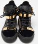 Giuseppe Zanotti Pre-owned Leather sneakers Blue Heren - Thumbnail 3