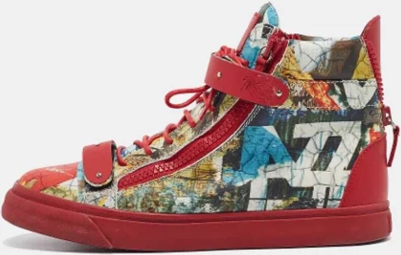 Giuseppe Zanotti Pre-owned Leather sneakers Multicolor Heren