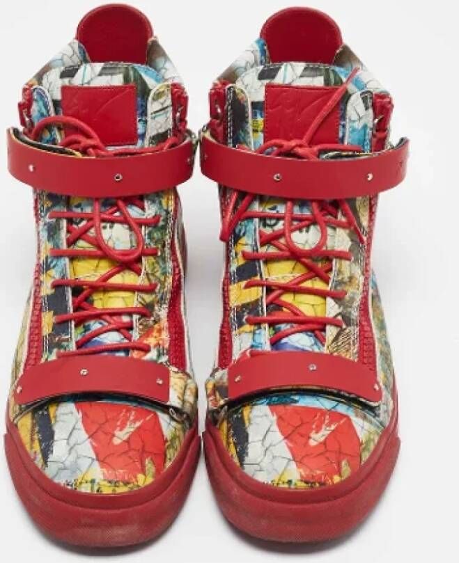 Giuseppe Zanotti Pre-owned Leather sneakers Multicolor Heren