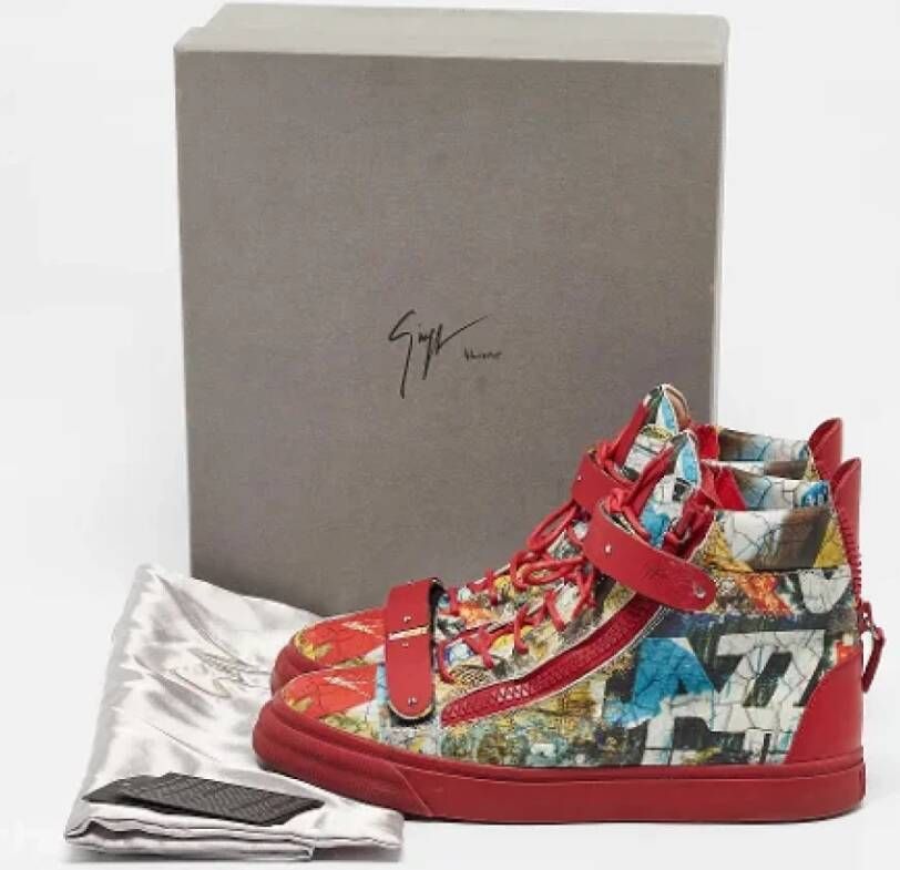 Giuseppe Zanotti Pre-owned Leather sneakers Multicolor Heren