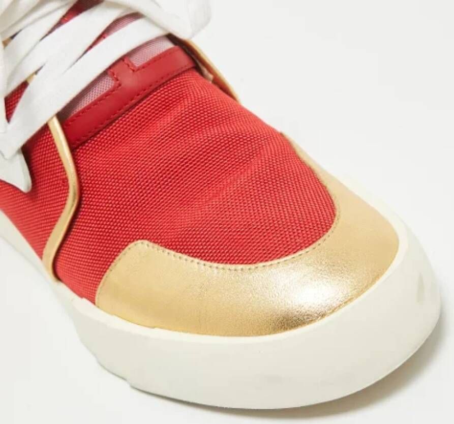 Giuseppe Zanotti Pre-owned Leather sneakers Red Heren