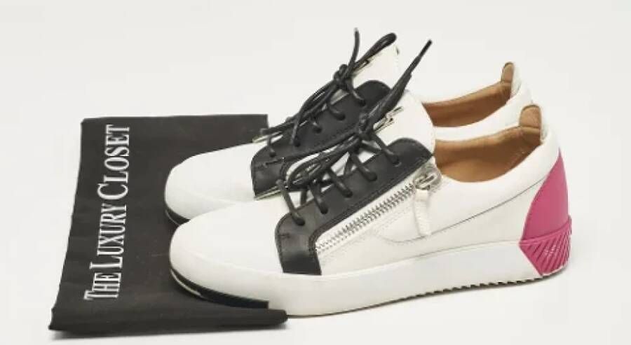 Giuseppe Zanotti Pre-owned Leather sneakers White Dames